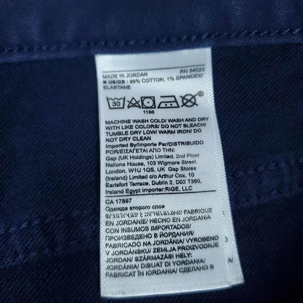 Banana Republic Pants Mens 36x28 Blue Traveler Athletic Tapered Stretch Chino